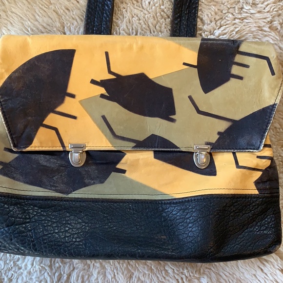 One of a kind Leather French bag - Picture 2 of 9
